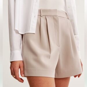 Abercrombie Tailored High Rise Shorts
